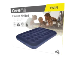 Flocked Inflatable Air bed Mattresses, Twin