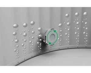 Avenli Venice Inflatable Hot Tub Spa with Insulated Tub Cover Gray