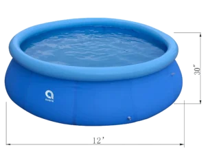 Avenli Round Inflatable Outdoor Above Ground Pool for Kids