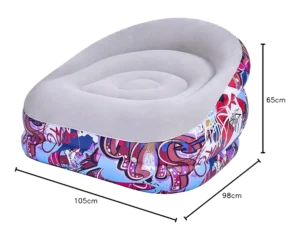 AVENLI Inflatable Lounge Chair Air Chair in Graphite Design