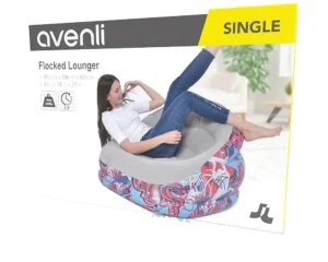 AVENLI Inflatable Lounge Chair Air Chair in Graphite Design