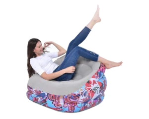 AVENLI Inflatable Lounge Chair Air Chair in Graphite Design