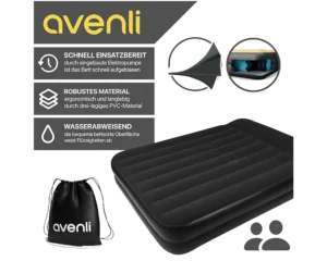 AVENLI Self-Inflating Air Mattress with Built-In Integrated Automatic Pump