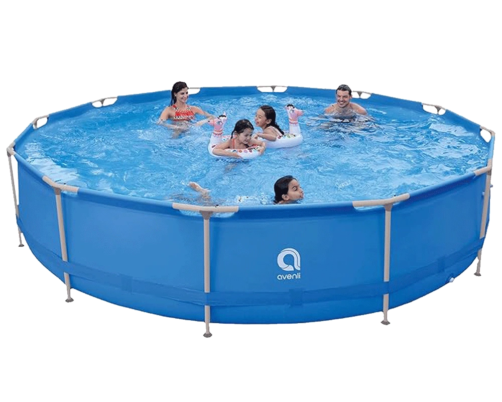 Avenli LamTech Round Steel Frame Above Ground Swimming Pool