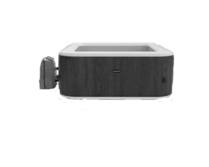 4-Person Inflatable Square Spa - Carbon Grey