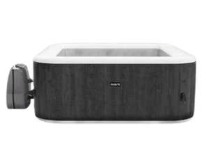 4-Person Inflatable Square Spa - Carbon Grey