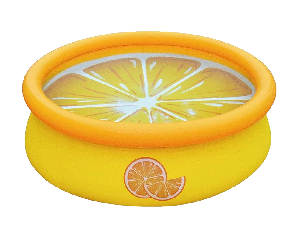 JLeisure Sun Club 3D Orange 5 Foot Round Easy to Set Up