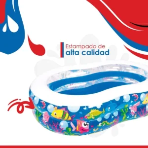 Jilong Ocean Figure-8 Shaped Children's Paddling Pool for garden