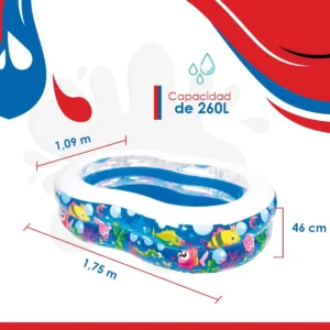Jilong Ocean Figure-8 Shaped Children's Paddling Pool for garden