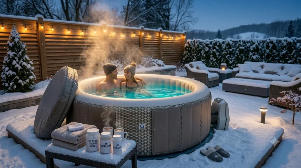 Can You Use Inflatable Hot Tub in Winter Canada?