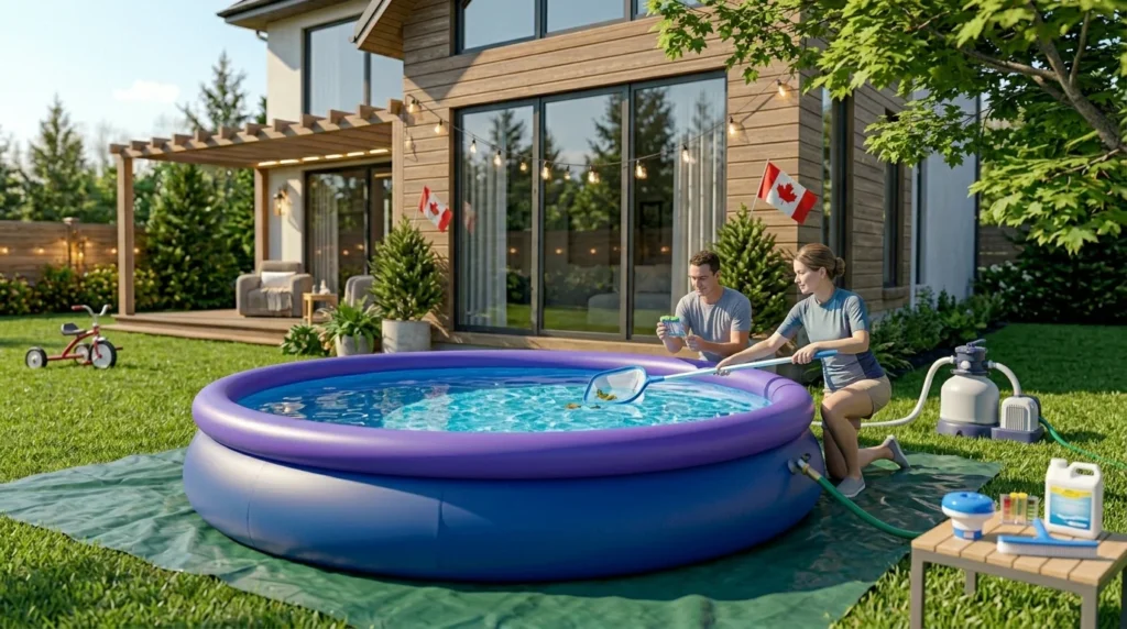 How to Clean Inflatable Swimming Pool Water Easily